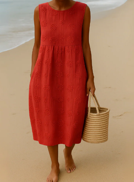 INGER – Elegant blomsterkjole til sommeren | Modehuset Stockholm