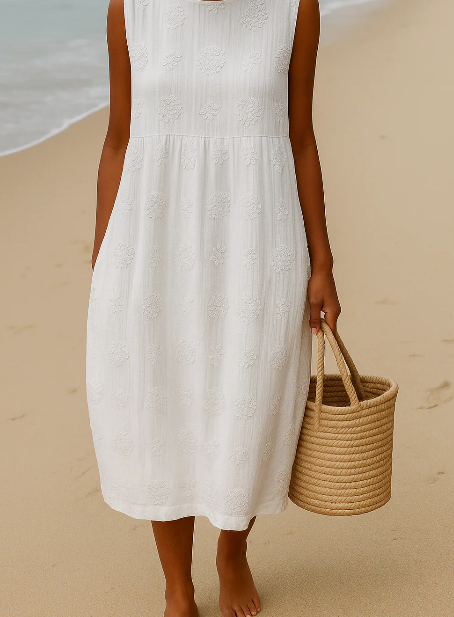 INGER – Elegant blomsterkjole til sommeren | Modehuset Stockholm