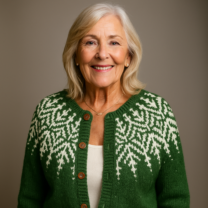 Ethel & Harold - Klassisk Islandsk Ull Cardigan