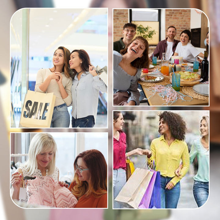 Auvia™ - Damejakke i strikket patchwork, lett & stilren dunjakke