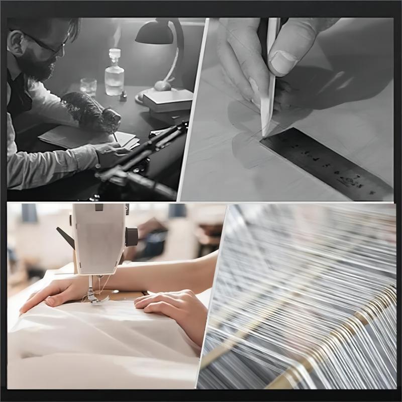 Auvia™ - Damejakke i strikket patchwork, lett & stilren dunjakke