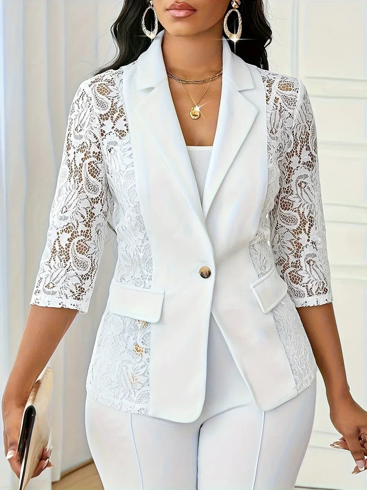 Layla™ - Kontrast Blonde Blazer