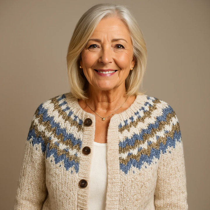 Ethel & Harold - Klassisk islandsk ull cardigan