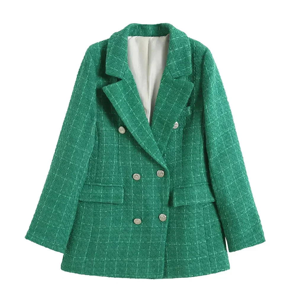 Amelia™ - Stilig Tweed Blazer