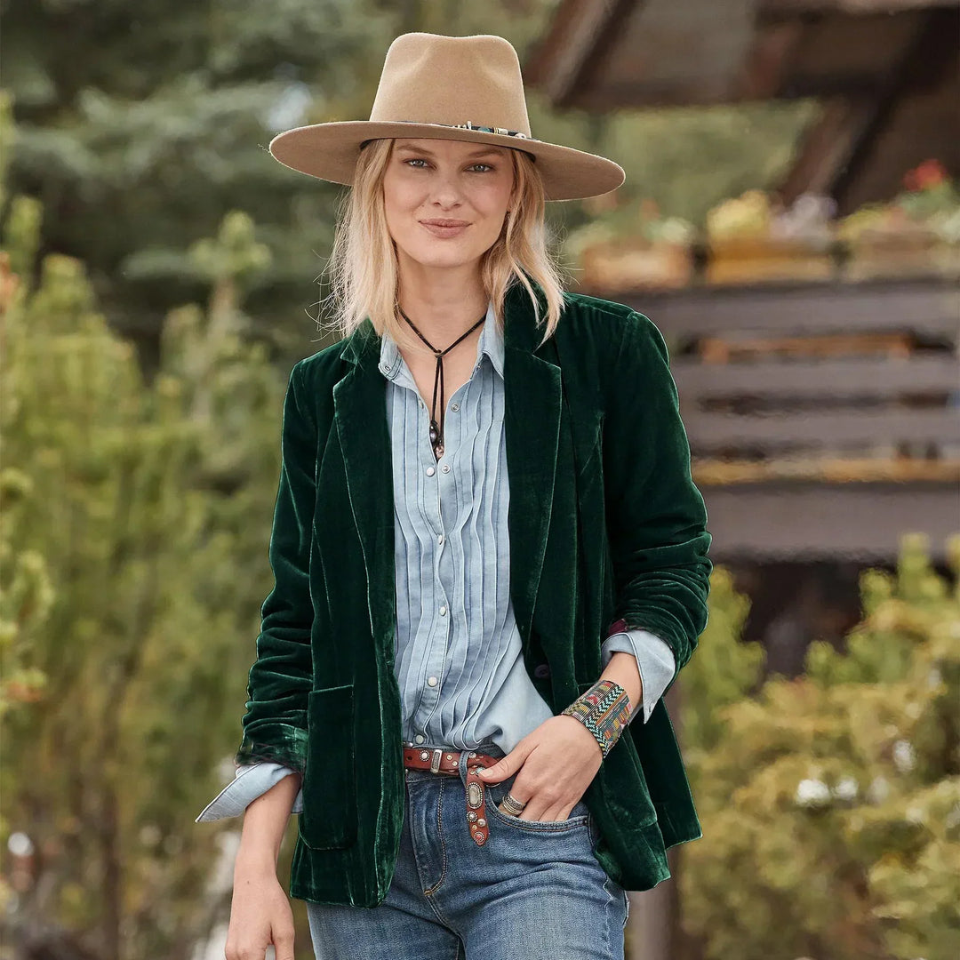 Peyton™ - Stilig Fløyelsblazer