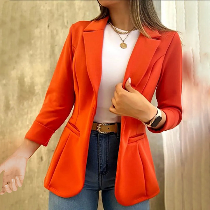 Aria™ - Minimalistisk Blazer med Lange Ermer