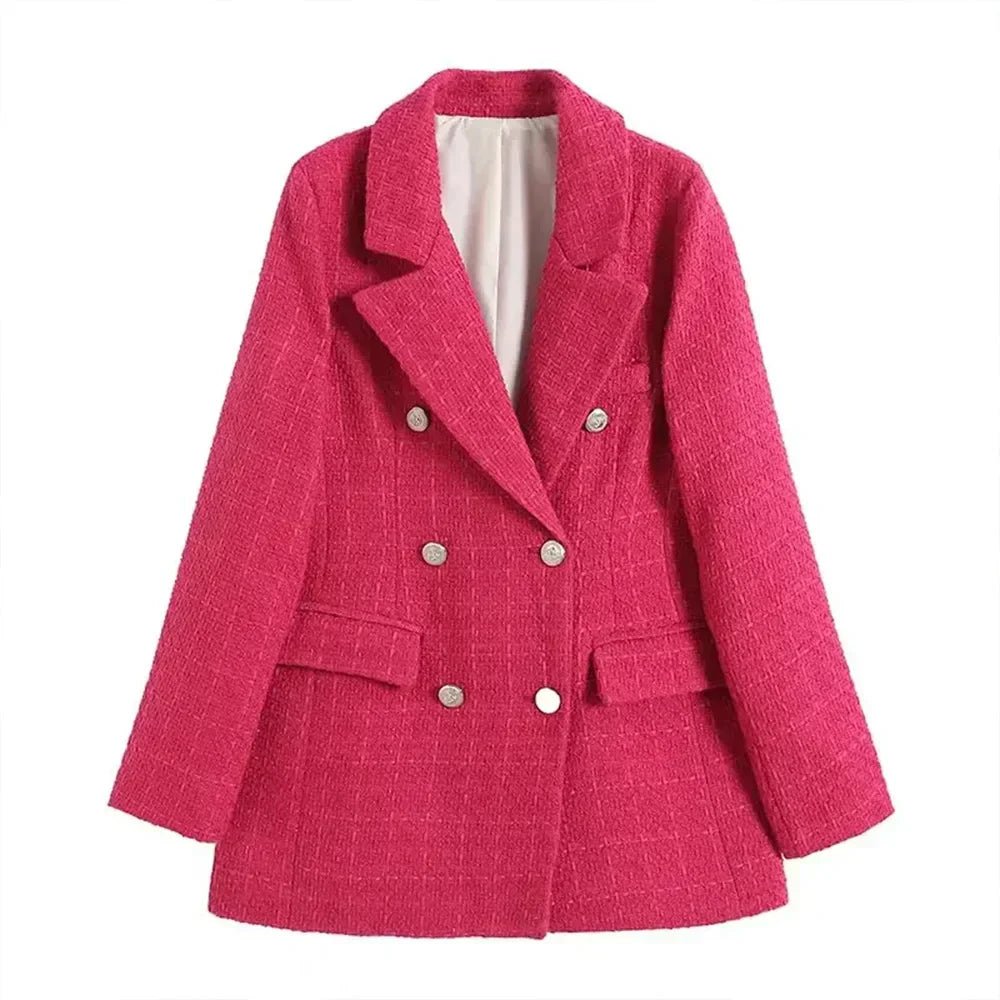 Amelia™ - Stilig Tweed Blazer