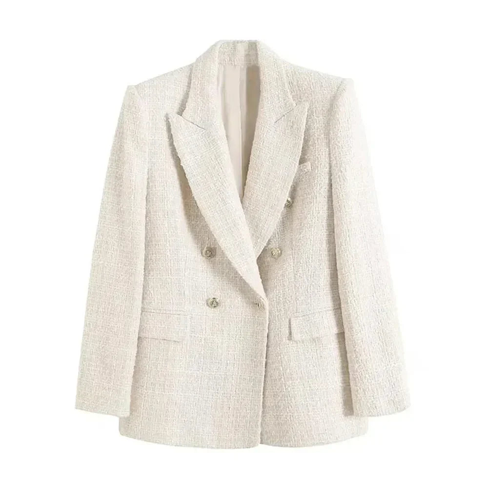 Amelia™ - Stilig Tweed Blazer