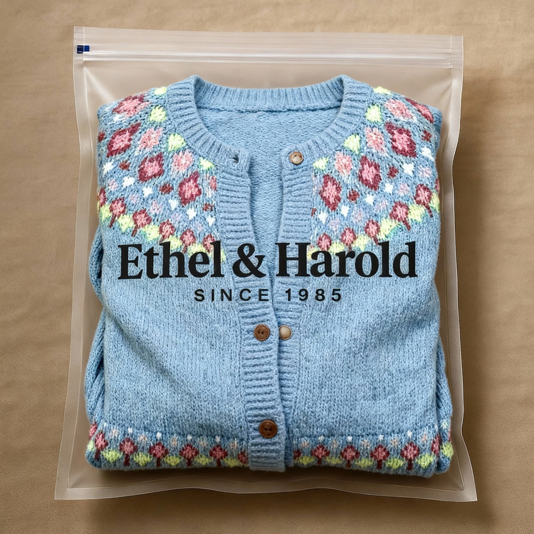 Ethel & Harold - Klassisk islansk ullcardigan