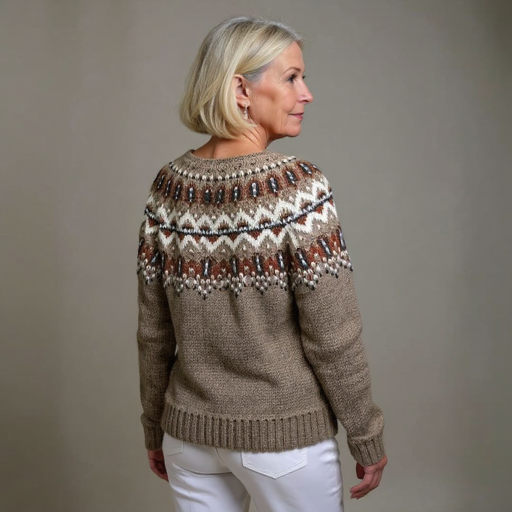 Ethel & Harold - Klassisk islandske ull vintage cardigan