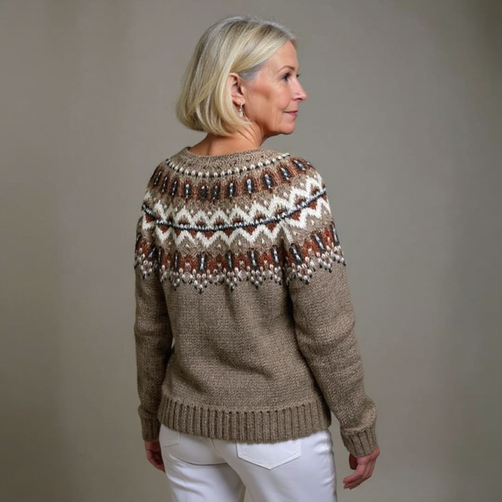 Ethel & Harold - Klassisk islandske ull vintage cardigan