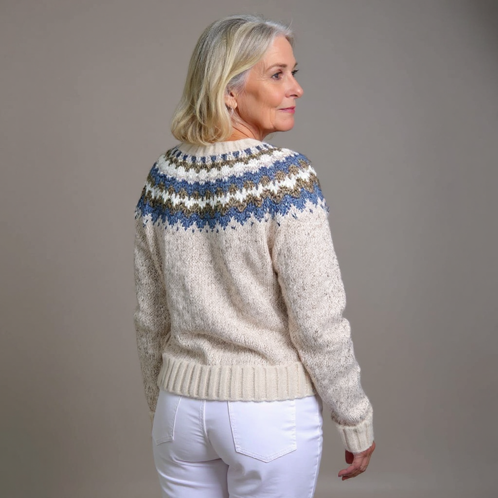 Ethel & Harold - Klassisk islandsk ull cardigan