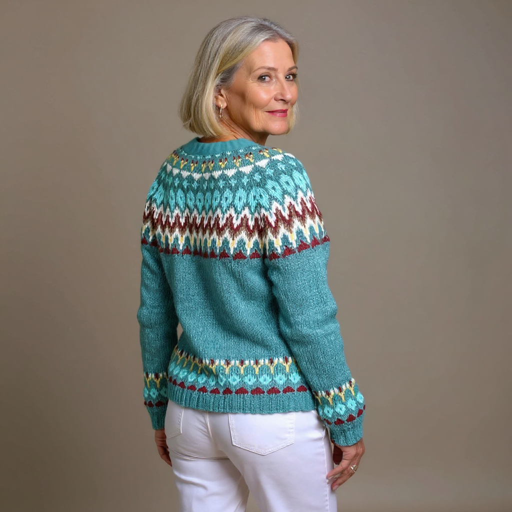 Ethel & Harold - Klassisk islandsk ull cardigan