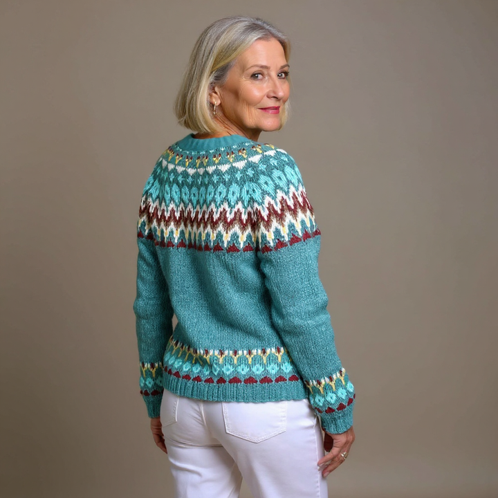 Ethel & Harold - Klassisk islandsk ull cardigan