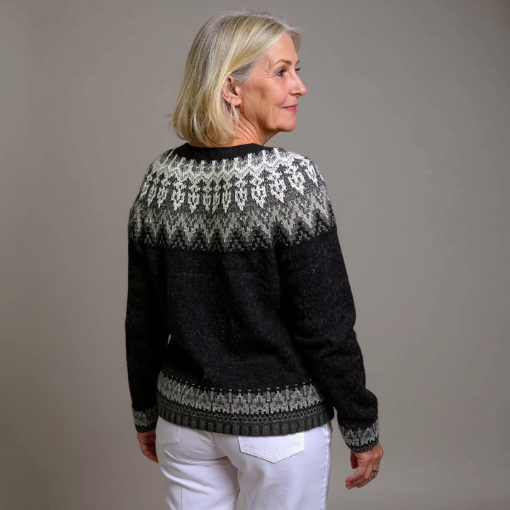 Ethel & Harold - Klassisk islandske ull cardigan