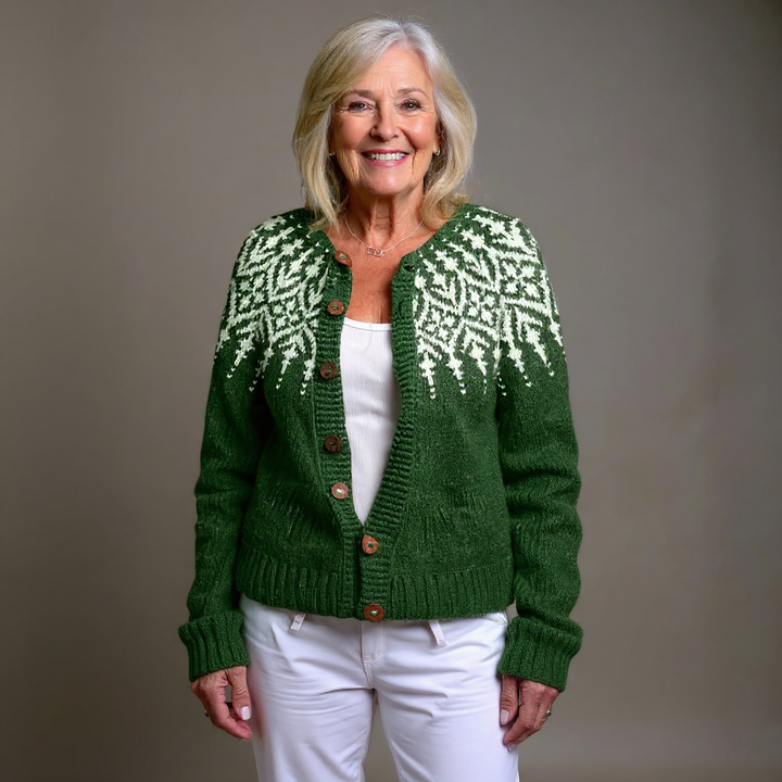 Ethel & Harold - Klassisk Islandsk Ull Cardigan
