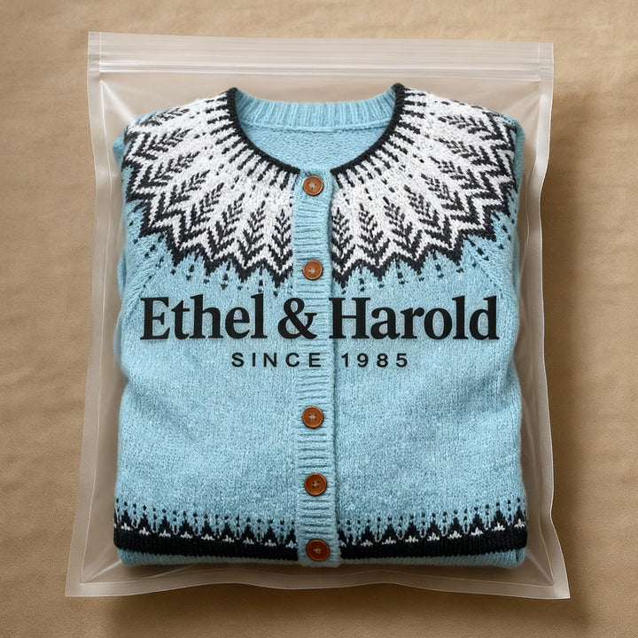 Ethel & Harold - Retro islandsk ullcardigan