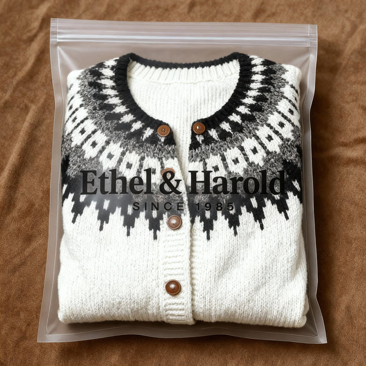 Ethel & Harold - Klassisk islandsk ullcardigan