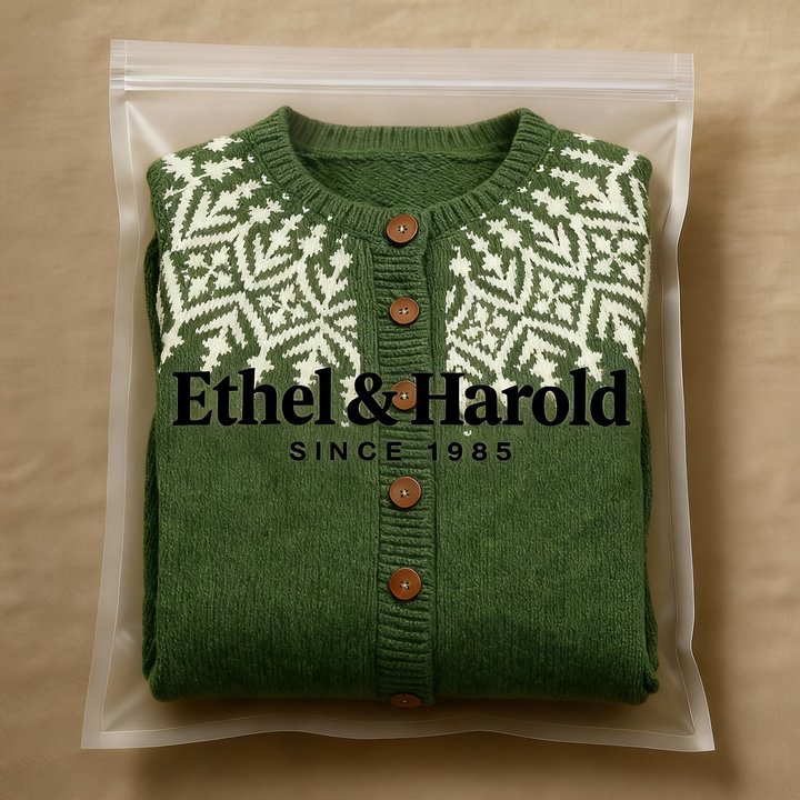 Ethel & Harold - Klassisk Islandsk Ull Cardigan