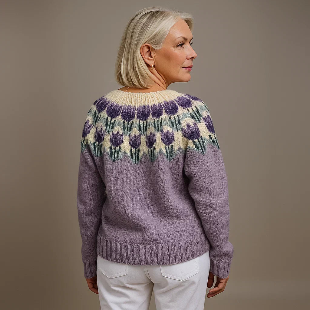 Ethel & Harold - Klassisk Islandsk Ull Vintage Cardigan